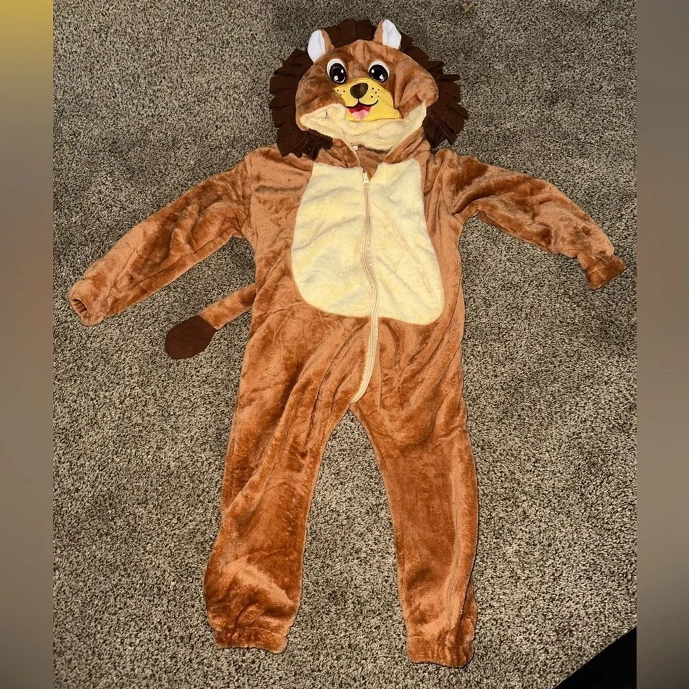Brown Lion Costume Onesie